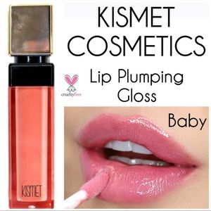 Kismet Polished Lip Plumping Gloss in Baby NIB